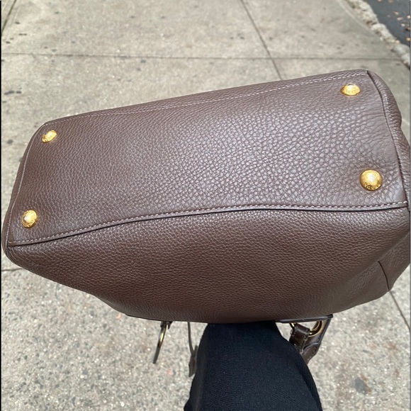 Auth PRADA Leather Satchels+Tag+Key+Cloche+Padlock - Picture 7 of 12